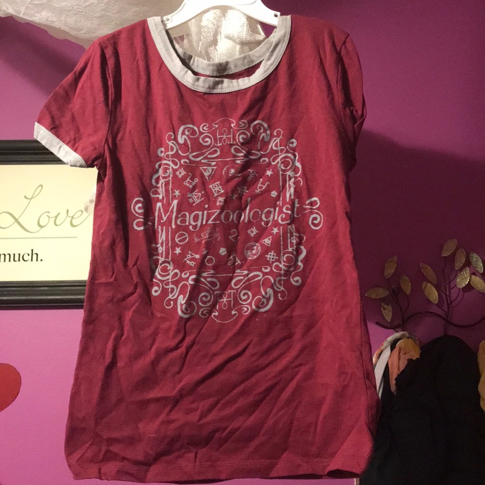 harry potter magizoologist ringed shirt